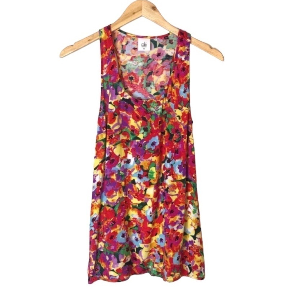 CAbi Floral Luisa Racerback Tank 5045